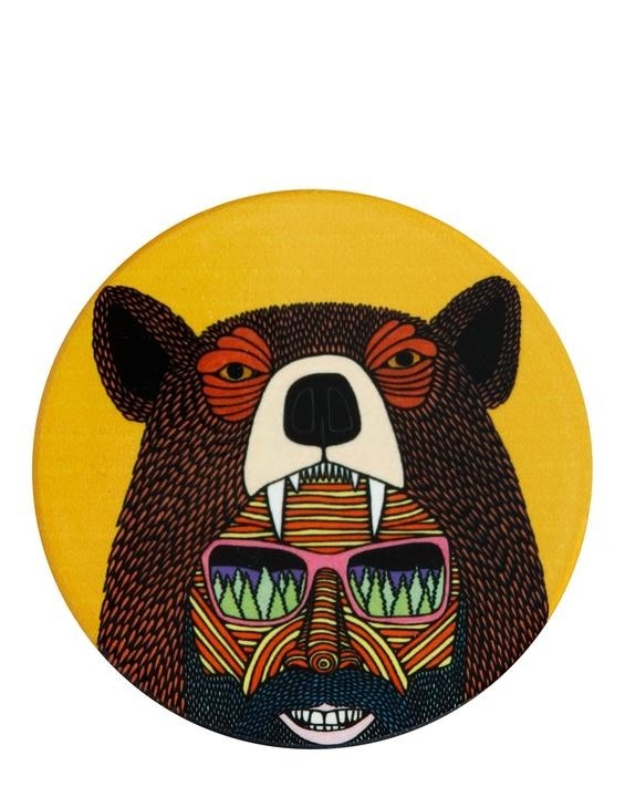 Sottobicchiere Mulga The Artist Bear Man DU0191