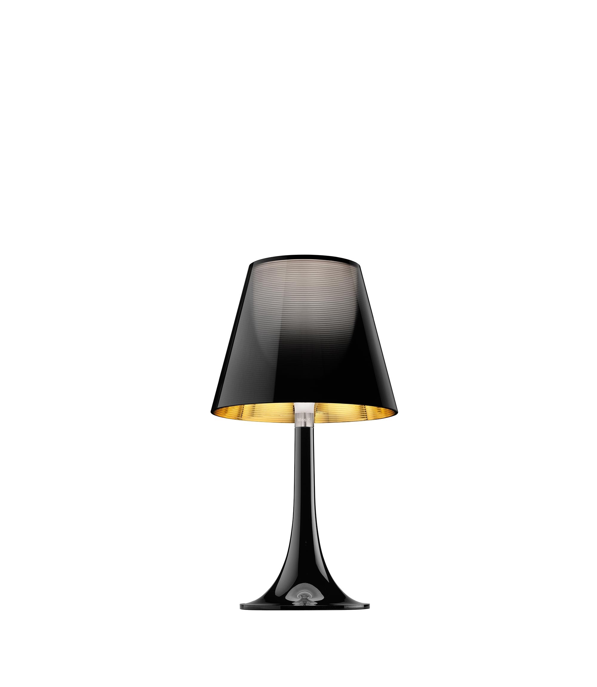 Lampada da tavolo Miss K Nero Alluminato F6255030