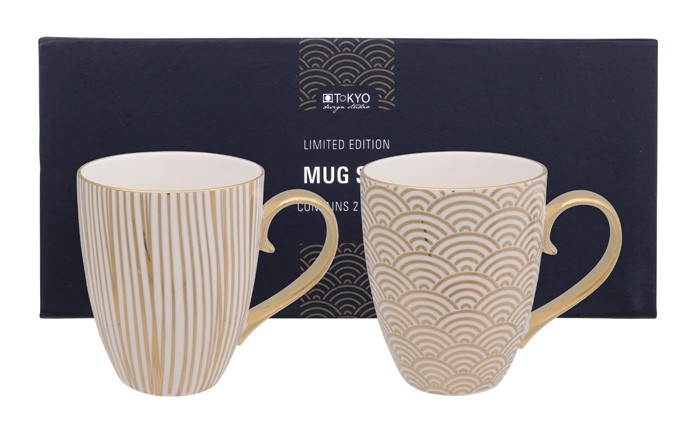 Set 2 Mug Limited Nippon Gold 15953