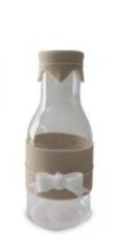 Bottiglia Latte Tortora Chic & Pastel VIBOT.PAS02