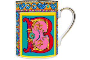 Mug Porcellana Ortigia Alphabet B