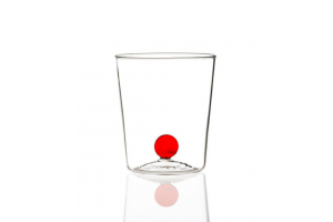 Set 6 Bicchieri Acqua Bottone Tumbler Red 72017004