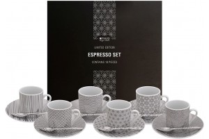 Set Espresso 18 Pezzi Limited Nippon Platinum 15949