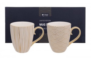 Set 2 Mug Limited Nippon Gold 15953
