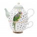 Acquista Yvonne Ellen Tea for One Parrot Polka Dots A22018003 Multicolor Online in Offerta Tea for One Parrot Polka Dots A22018003 Yvonne Ellen