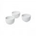 Compra Alessi Set di 3 ciotole Bianco Mami SG60 Cromo Online in Offerta Set di 3 ciotole Bianco Mami SG60 Alessi